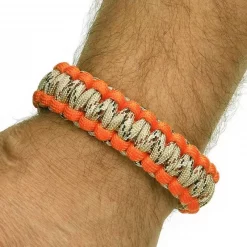 BCB Bushcraft Bracelet De Survie Et Paracorde Bracelet Paracorde Avec Manille Métal BCB Orange 6 BCB Bushcraft Bracelet De Survie Et Paracorde Bracelet Paracorde Avec Manille Métal BCB Orange -SURVIE LES INDISPENSABLES Soldes Boutique bracelet en paracorde orange avec manille metal bushcraft 2