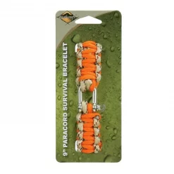 BCB Bushcraft Bracelet De Survie Et Paracorde Bracelet Paracorde Avec Manille Métal BCB Orange