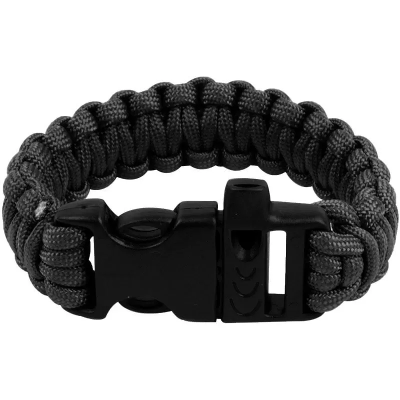 Bracelet De Survie Et Paracorde Bracelet Paracorde Et Sifflet Highlander Paracord QR Buckle Noir 1 Bracelet De Survie Et Paracorde Bracelet Paracorde Et Sifflet Highlander Paracord QR Buckle Noir