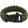 Bracelet De Survie Et Paracorde Bracelet Paracorde Et Sifflet Highlander Paracord QR Buckle Vert