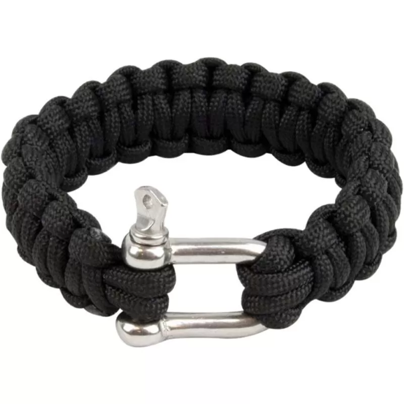 Bracelet De Survie Et Paracorde Bracelet Paracorde Highlander Paracord D-Ring Noir à Boucle Métal 1 Bracelet De Survie Et Paracorde Bracelet Paracorde Highlander Paracord D-Ring Noir à Boucle Métal
