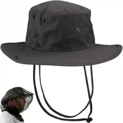 SURVIE LES INDISPENSABLES Soldes Boutique 28 Textile Chapeau Avec Moustiquaire Trekmates Bush Hat Marron