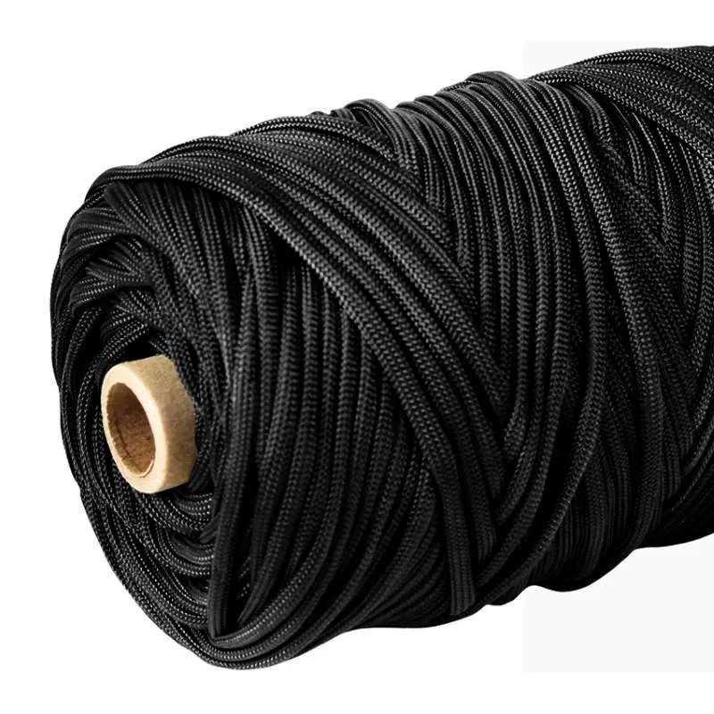 Bracelet De Survie Et Paracorde Cordelette Paracorde 550 3 Mm Rothco Nylon Paracord Noire (au Mètre) 2 Bracelet De Survie Et Paracorde Cordelette Paracorde 550 3 Mm Rothco Nylon Paracord Noire (au Mètre) – Image 2