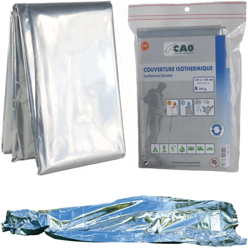 Couverture De Survie Couverture Isothermique De Survie CAO 1 Couverture De Survie Couverture Isothermique De Survie CAO