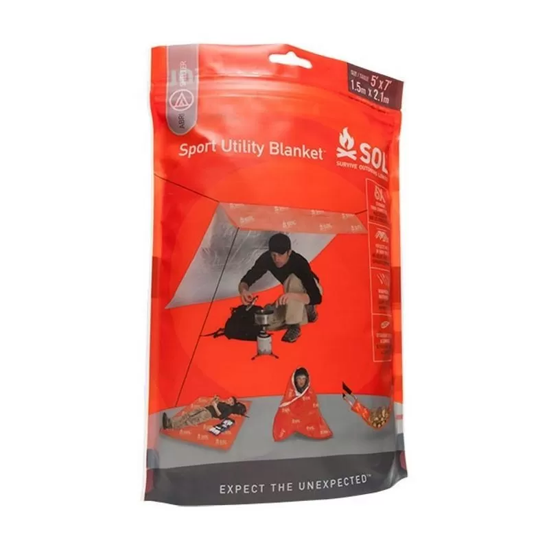 Couverture De Survie Couverture Tarp SOL Sport Utility Blanket 2 Couverture De Survie Couverture Tarp SOL Sport Utility Blanket – Image 2