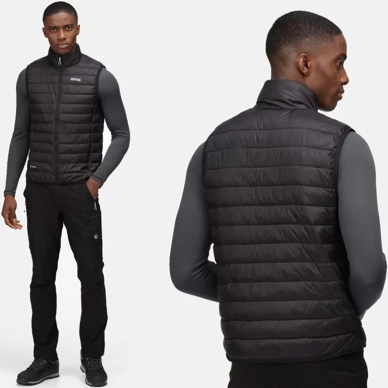 Textile Gilet Doudoune Sans Manches Regatta Hillpack B/W Noire 2 Textile Gilet Doudoune Sans Manches Regatta Hillpack B/W Noire – Image 2