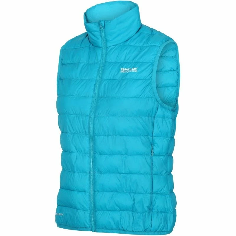 Textile Gilet Doudoune Sans Manches Regatta Women Hillpack B/W Turquoise 3 Textile Gilet Doudoune Sans Manches Regatta Women Hillpack B/W Turquoise – Image 3