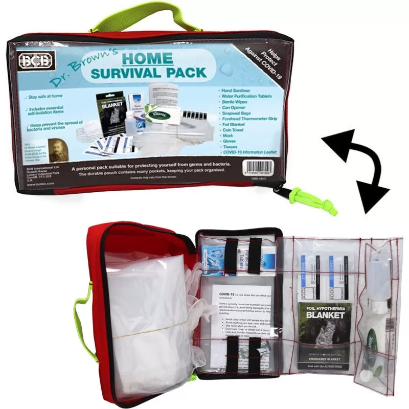 BCB Bushcraft Trousse De Secours Kit De Survie BCB COVID Home Survival Pack 1 BCB Bushcraft Trousse De Secours Kit De Survie BCB COVID Home Survival Pack