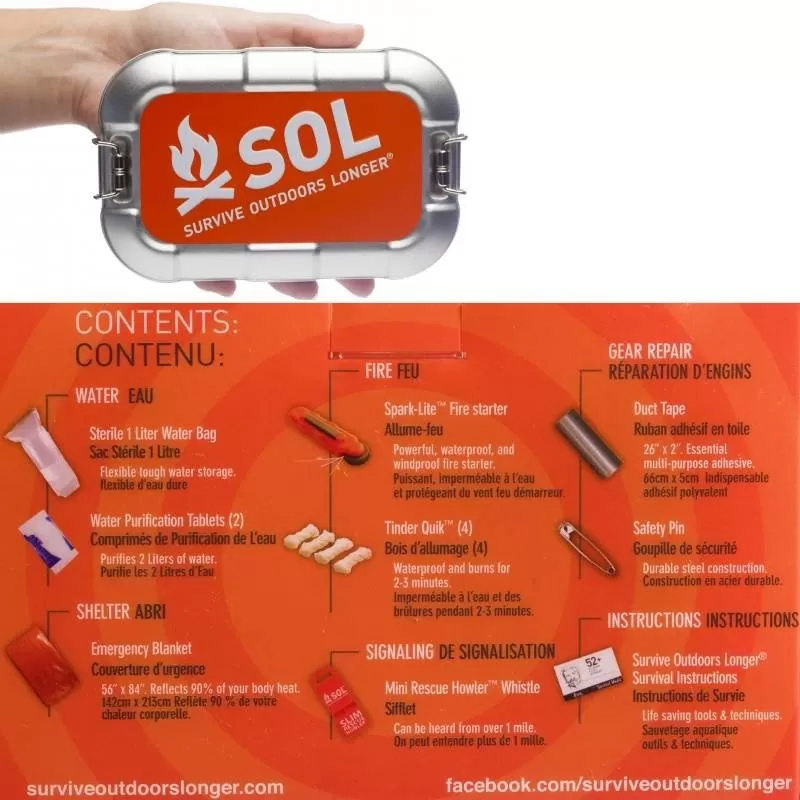 Kit De Survie SOL Traverse Survival Kit 2 Kit De Survie SOL Traverse Survival Kit – Image 2