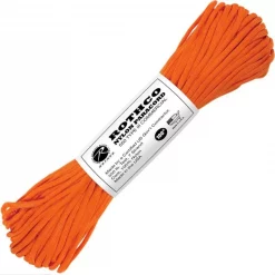 Bracelet De Survie Et Paracorde Paracorde 550 30 Mètres Rothco Nylon Paracord Orange
