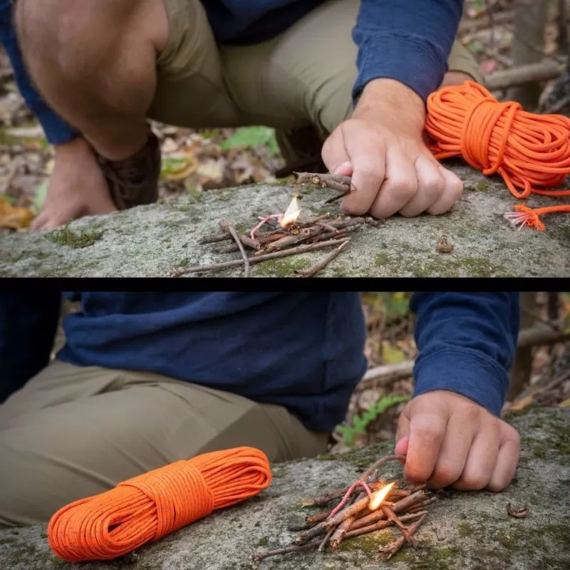 Bracelet De Survie Et Paracorde Paracorde 550 Allume-feu SOL Fire Lite Reflective Tinder Cord 2 Bracelet De Survie Et Paracorde Paracorde 550 Allume-feu SOL Fire Lite Reflective Tinder Cord – Image 2