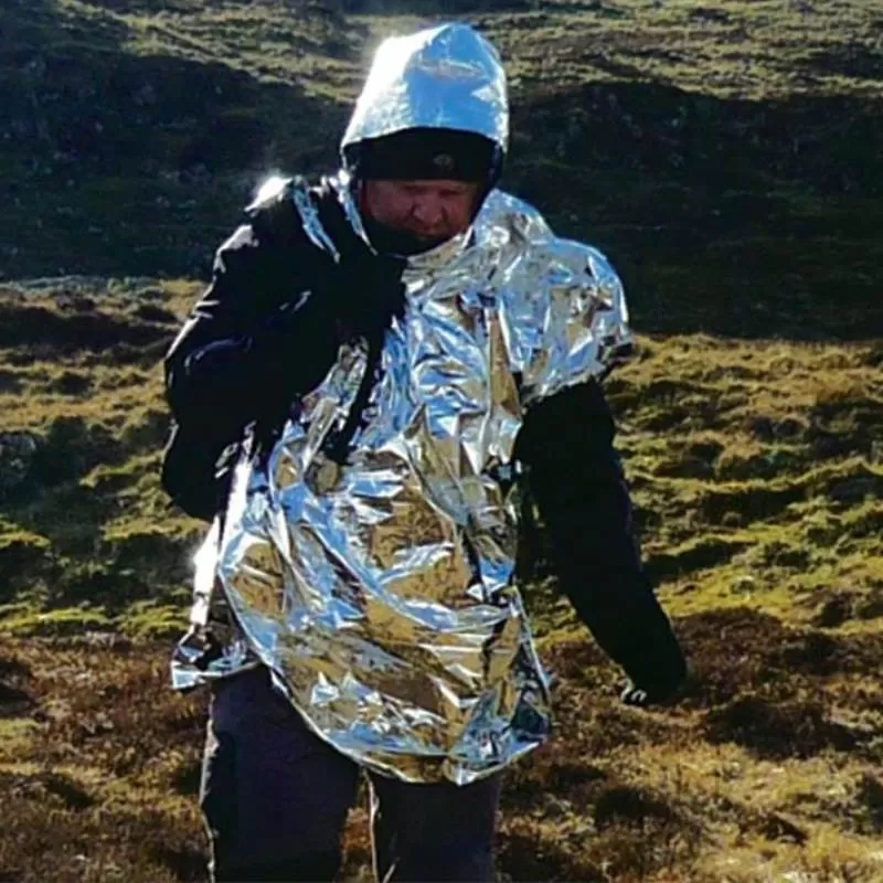 BCB Bushcraft Textile Poncho Couverture De Survie BCB Foil Hypothermia 3 BCB Bushcraft Textile Poncho Couverture De Survie BCB Foil Hypothermia – Image 3