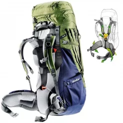 Sac à Dos Deuter Aircontact Pro 70+15 Midnight Navy -SURVIE LES INDISPENSABLES Soldes Boutique sac a dos deuter aircontact pro 7015 midnight navy 2