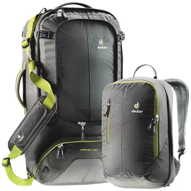 Sac à Dos Deuter Transit 50 Anthracite Moss 2 Sac à Dos Deuter Transit 50 Anthracite Moss – Image 2