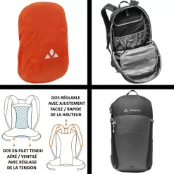 Sac à Dos Vaude Wizard 18+4 Vert 6 Sac à Dos Vaude Wizard 18+4 Vert -SURVIE LES INDISPENSABLES Soldes Boutique sac a dos vaude wizard 184 vert 2