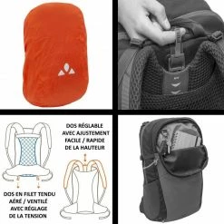 Sac à Dos Vaude Wizard 24+4 Noir 7 Sac à Dos Vaude Wizard 24+4 Noir -SURVIE LES INDISPENSABLES Soldes Boutique sac a dos vaude wizard 244 noir 2