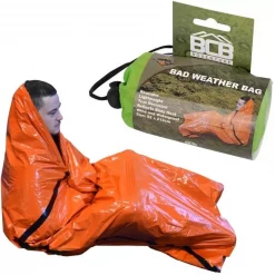 BCB Bushcraft Couverture De Survie Sac De Survie BCB Bad Weather Bag Orange