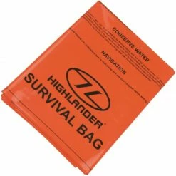 Couverture De Survie Sac De Survie Highlander Survival Bivi Bag Orange