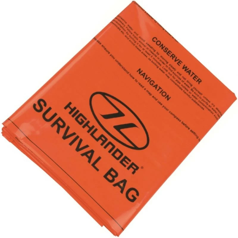 Couverture De Survie Sac De Survie Highlander Survival Bivi Bag Orange 1 Couverture De Survie Sac De Survie Highlander Survival Bivi Bag Orange