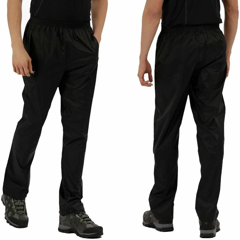 Textile Surpantalon Regatta Pack-It Overtrousers Noir 2 Textile Surpantalon Regatta Pack-It Overtrousers Noir – Image 2