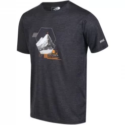 Textile T-shirt Regatta Fingal VI Noir -SURVIE LES INDISPENSABLES Soldes Boutique t shirt regatta fingal vi noir 2