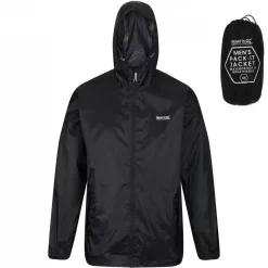 Textile Veste Regatta Pack-It Jacket III Noire